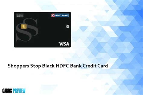 shoppers stop black credit card.